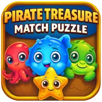Pirate Treasure Match Puzzle