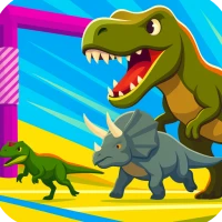 Dino Transform  : Run Race 3D
